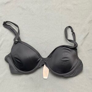 Victoria's Secret Black Satin-Look Underwire Bra